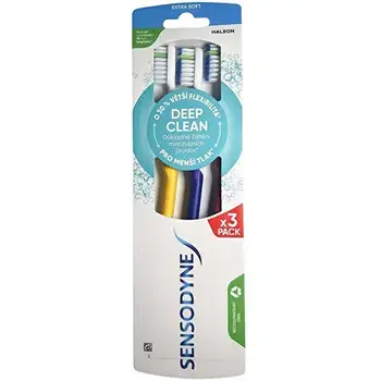 Sensodyne Deep Clean Extra Soft Toothbrush - Extra měkký zubní kartáček ( 3 ks )