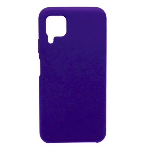 Fusion elegance fibre protect silicone case for Samsung A125 Galaxy A12 purple