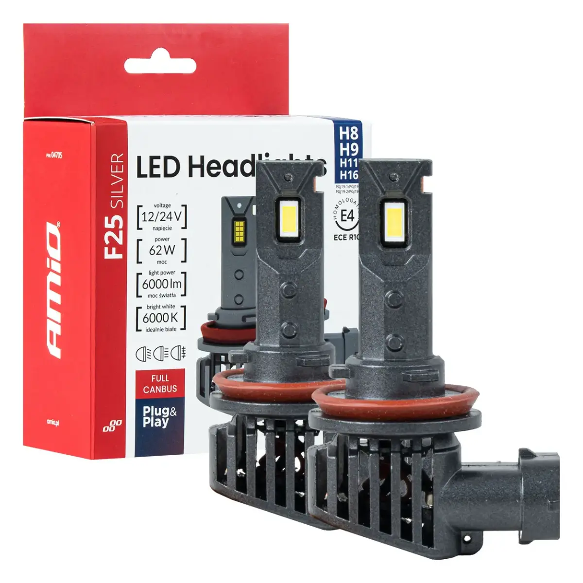 LED spuldzes F25 SILVER sērija FULL