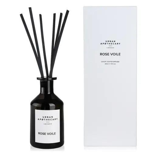 Urban Apothecary, Rose Voile, Stick, Aroma Reed Diffuser, 200 ml