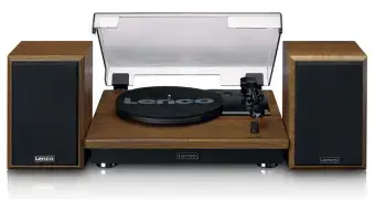 Plašu atskaņotājs Lenco LS-100WD Wooden