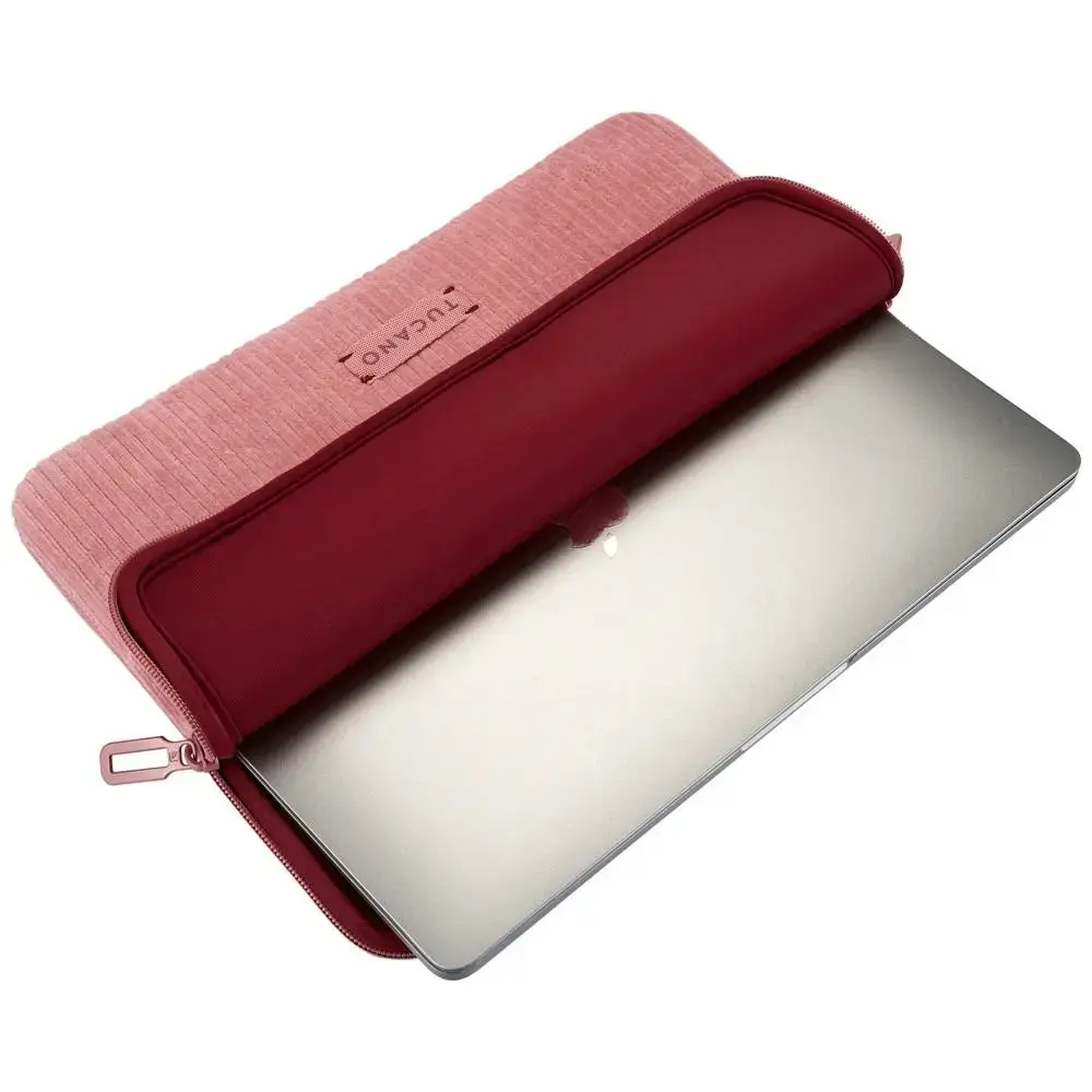 Laptop Bag Tucano Velluto 2 Sleeve 14" for MacBook pink