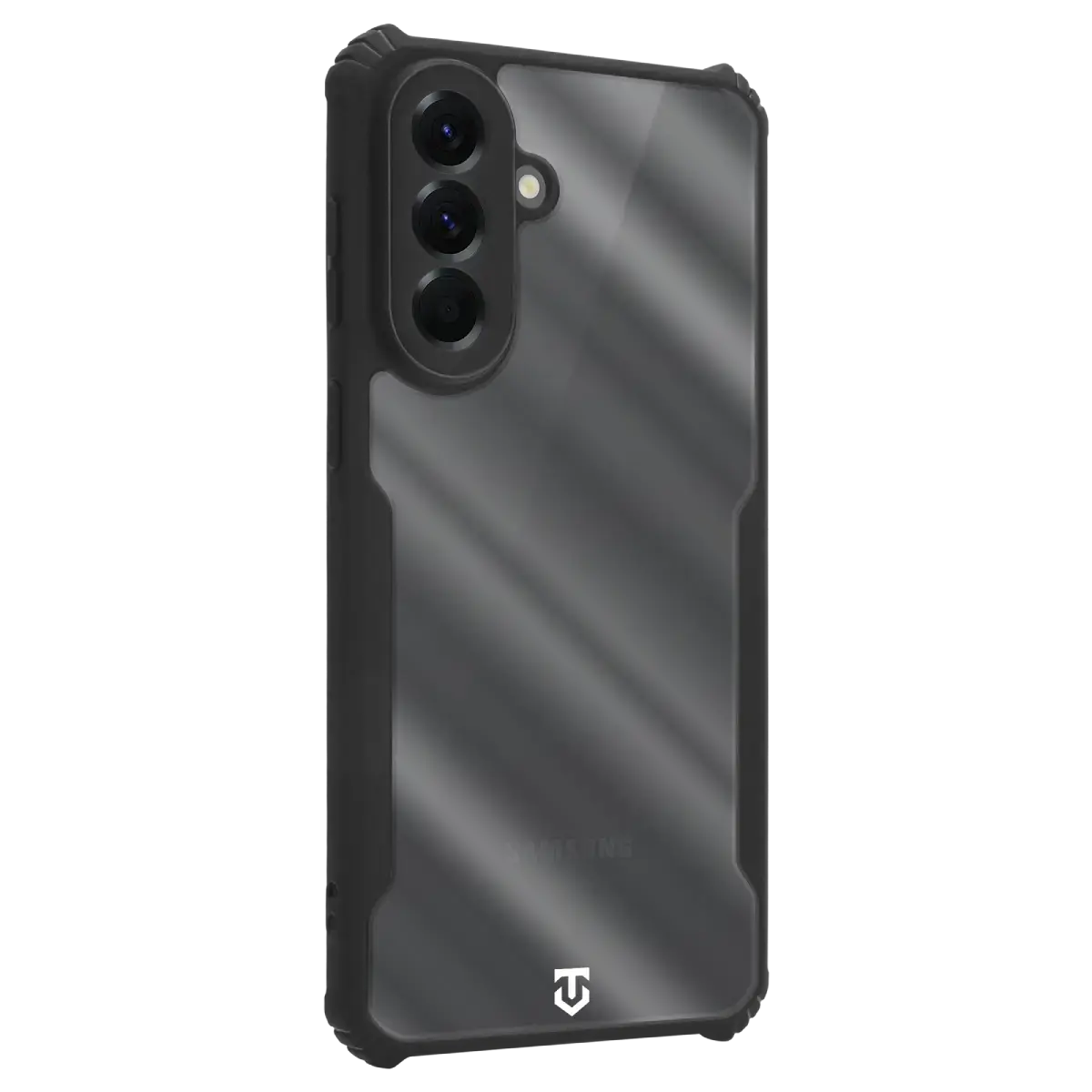 Tactical Quantum Stealth maciņš telefonam Samsung Galaxy A57 (A576) caurspīdīgs melns