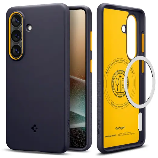Spigen Nano Pop Mag phone case with MagSafe support for Samsung Galaxy S26 (S942) blue