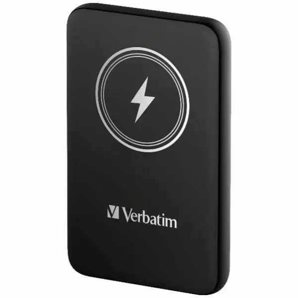 Verbatim Charge'n'Go внешний аккумулятор (powerbank) | 5000 mAh | 20W | USB-C, MagSafe | черный
