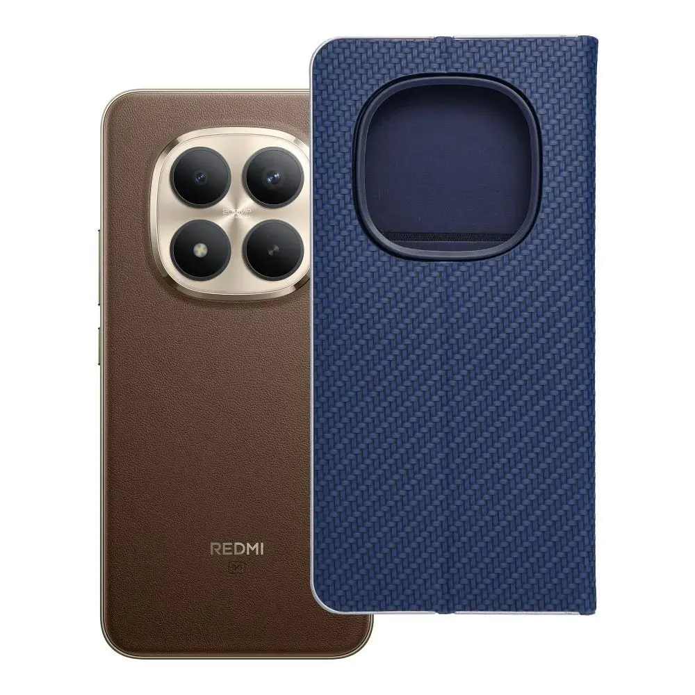 Flip case for Xiaomi Redmi NOTE 15 PRO PLUS 5G Luna Book Carbon blue