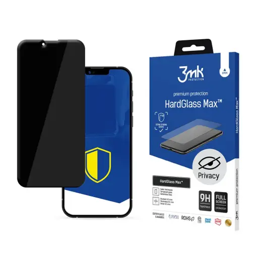 3mk HardGlass Max Privacy защитное стекло для телефона iPhone 13 Pro Max черный