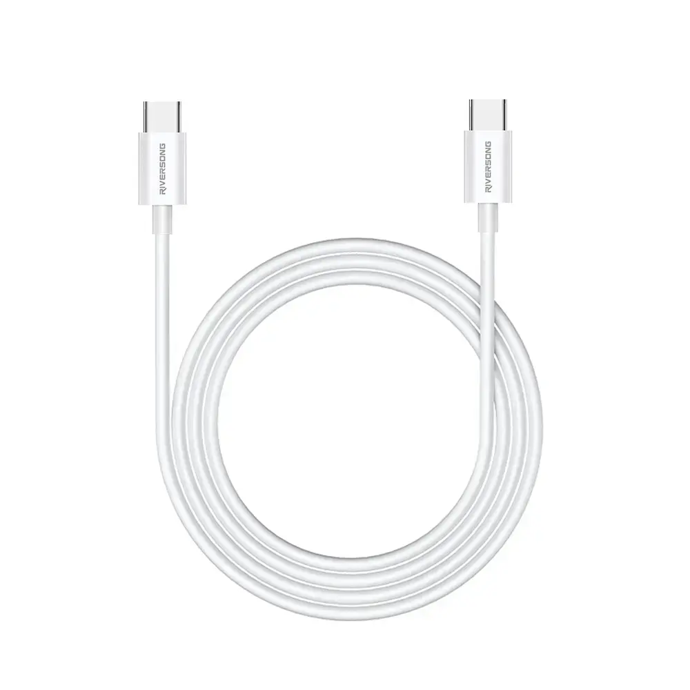 Riversong Lotus 08 data transfer and charging cable | USB-C to USB-C | 15W | 1m | gray