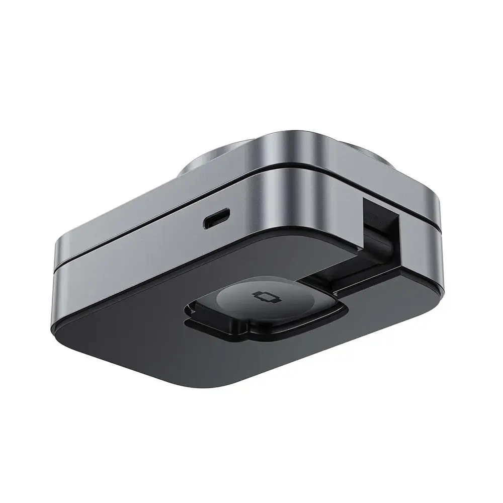 Acefast E22 3-in-1 bezvadu lādētājs | Qi | Saderīgs ar MagSafe | 15W | pelēks