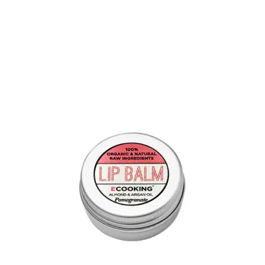 Ecooking, Ecooking, Organic Argan Oil, Hydrating, Lip Balm, Pomegranate, 15 ml