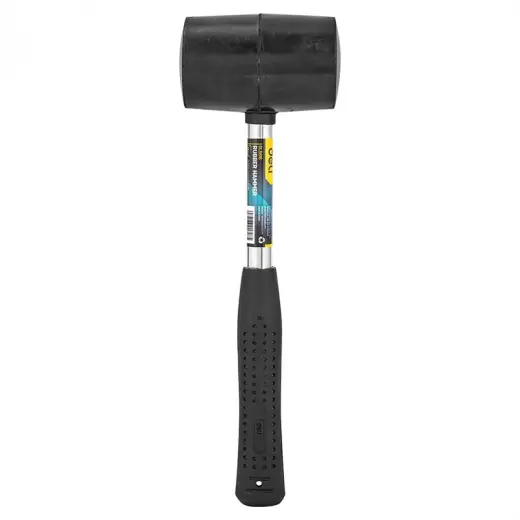 Gumijas āmurs Deli Tools EDL5616, 0,5 kg (melns)