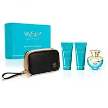 Dylan Turquoise pour Femme Gift set EDT 100 ml, body lotion 100 ml, shower gel 100 ml and cosmetic bag