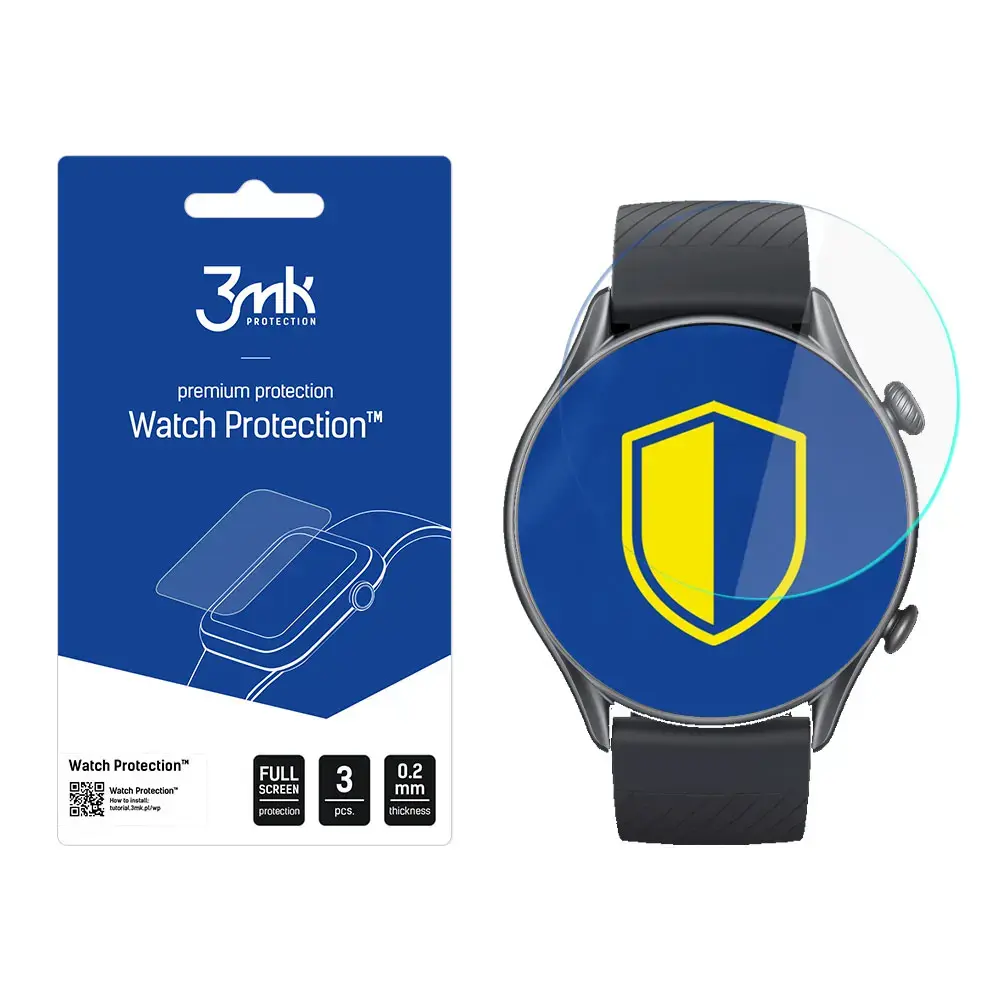 Xiaomi Amazfit GTR 3 - 3mk Watch Protection™ v. ARC+ screen protector