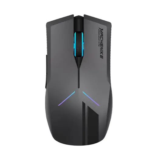Machenike M721 Wireless Gaming Mouse 10000 DPI with RGB Backlight - Black