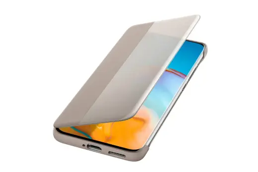 Huawei Original S-View Case for Huawei P40 Pro Khaki