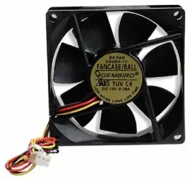 Dzesētājs Gembird 80mm PC case fan FANCASE/BALL