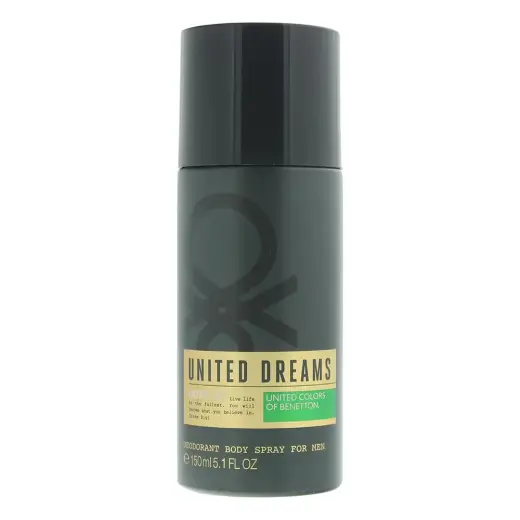 Benetton, United Dreams Dream Big, Woody, Deodorant Spray, For Men ml