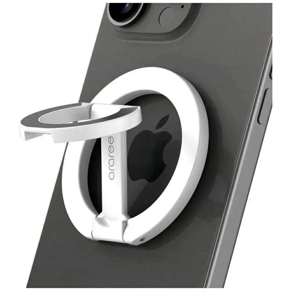 Ring stand Araree A-Ring MagSafe GripTok white