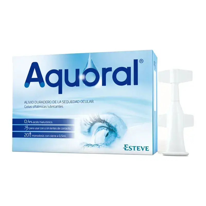 ESTEVE Aquoral Eye Drops 20 Single