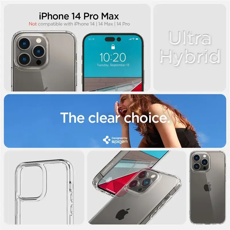 Spigen Crystal Hybrid, crystal clear -