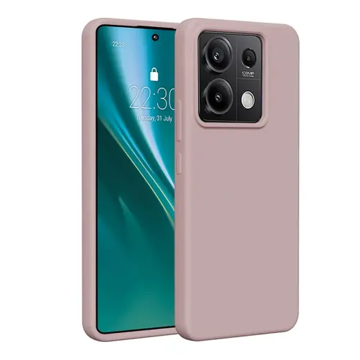 Etteri silikona telefona maciņš Xiaomi Redmi Note 13 Pro 5G gaiši rozā