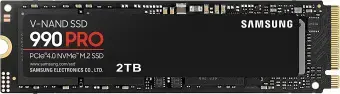 Samsung SSD 990 PRO MZ-V9P2T0BW - 2 TB - M.2 - PCIe 4.0 x4 NVMe