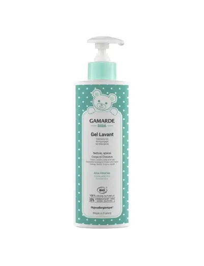 Gamarde, Baby, Bio, Hydrates, Shower Gel, Body & Hair, 400 ml