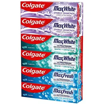 Colgate Max Mix Sixpack Toohtpaste - Zubní pasta 75ml