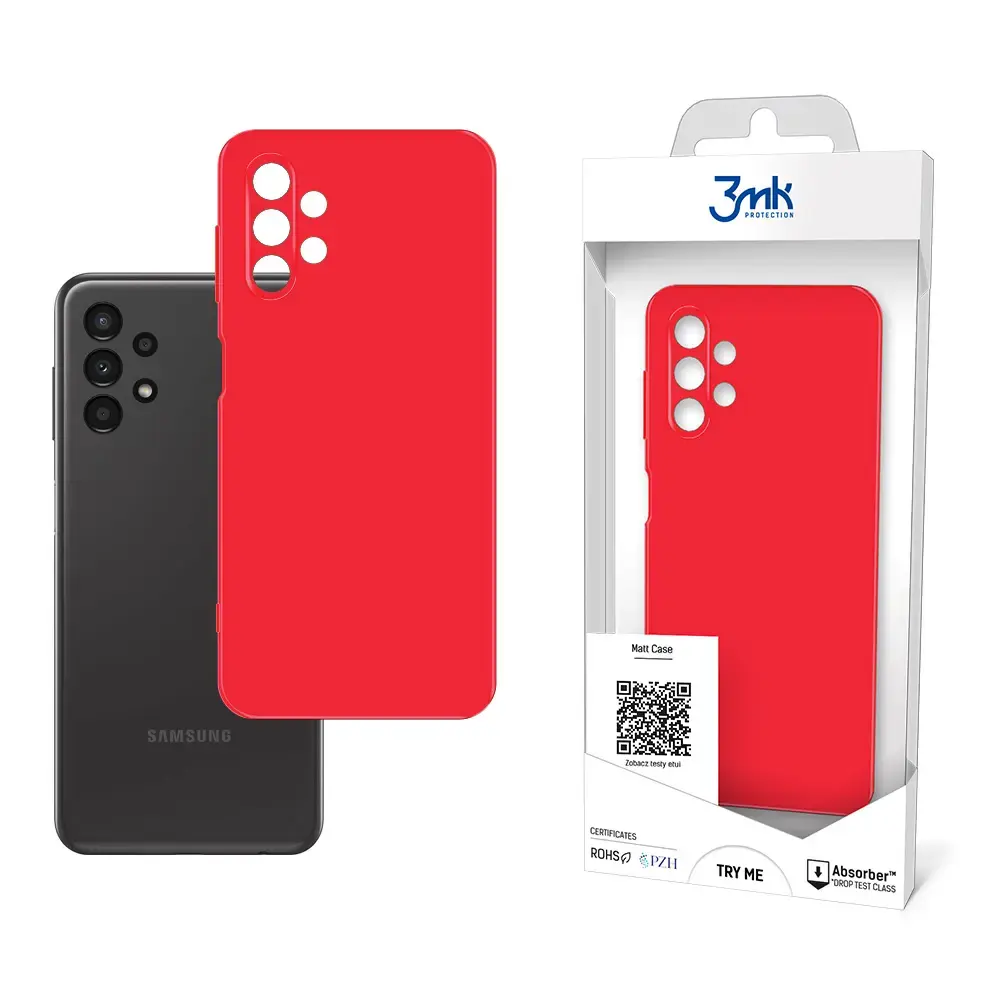 Samsung Galaxy A13 4G - 3mk Matt Case strawberry
