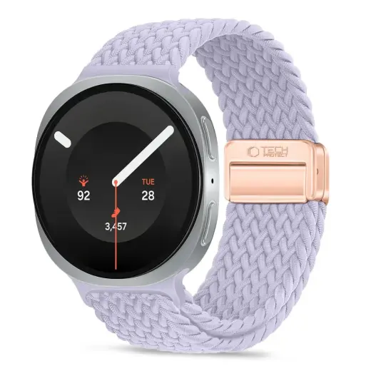 Tech-Protect NylonMag išmaniojo laikrodžio dirželis Galaxy Watch 8/9/Classic (40/44/46 mm) | nailoninis | mėlynas