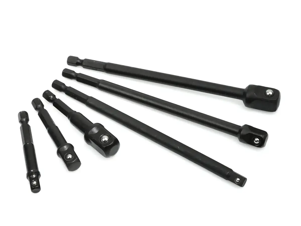6 Pcs Impact Driver Socket Extension Set 1/4"-1/2"