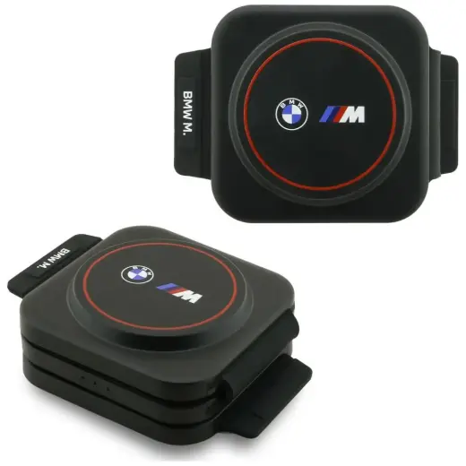 Wireless charger 3w1 BMW M Q2 Print  Logo red