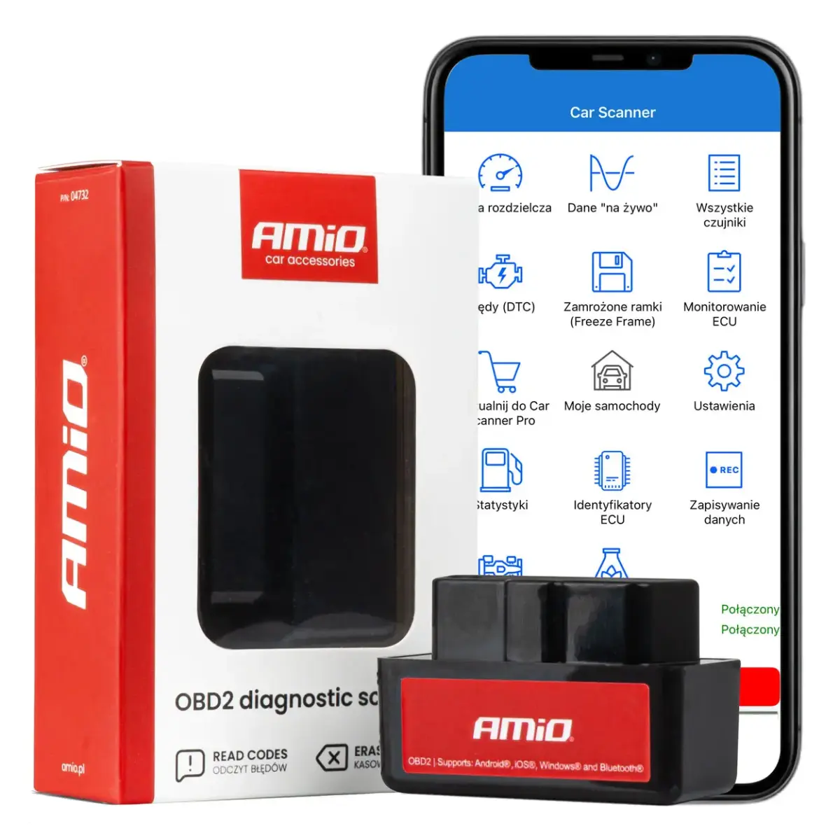 OBD2 diagnostic scanner AMIO-04732