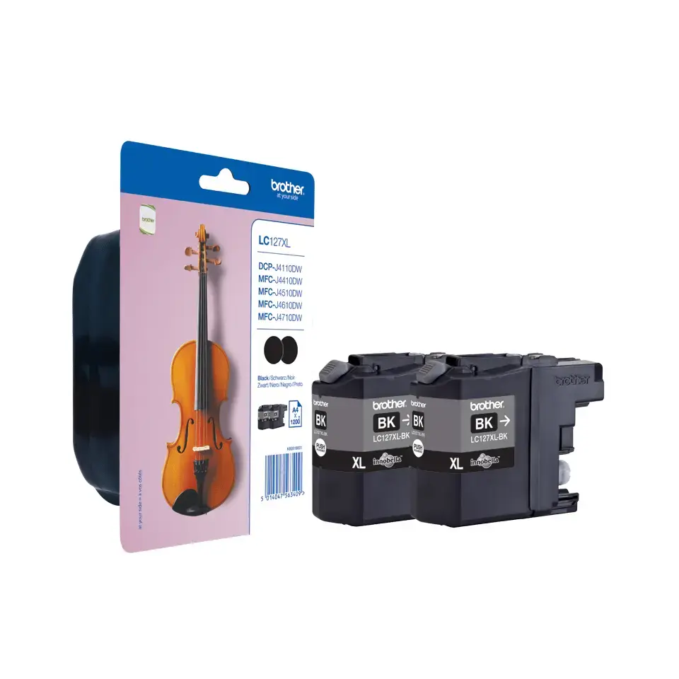 BROTHER LC127XLBKBP2 ink cartridge 2 pc(s)