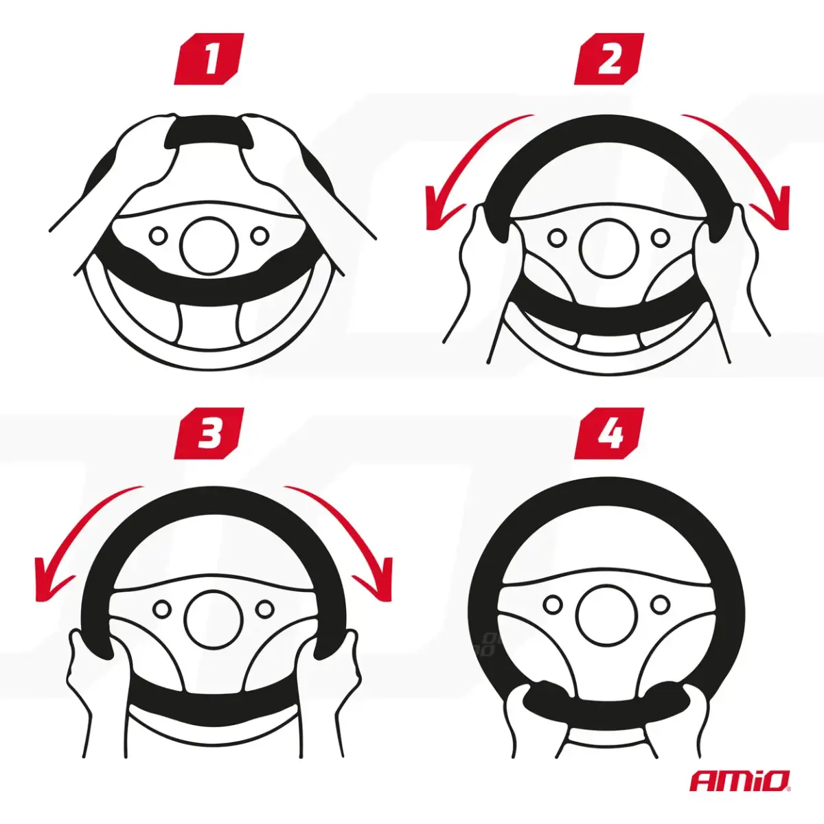 Steering wheel cover SWC-27-M (37-39cm)