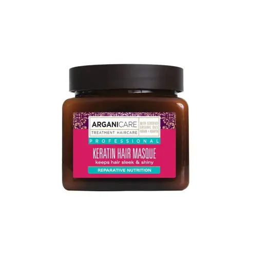 Arganicare, Keratin, Hair Treatment Cream Mask, Nourishing & Repairing, 500 ml