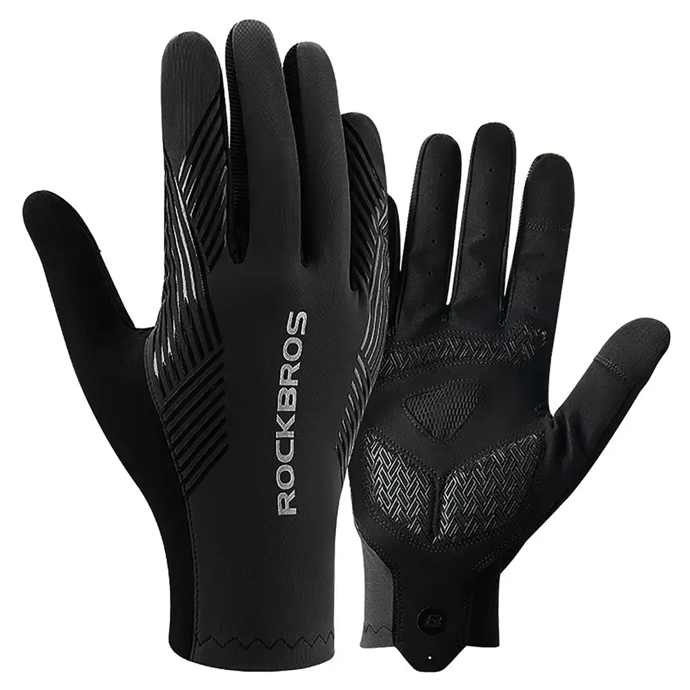Rockbros cycling gloves spring/summer/autumn, full, size: S - black
