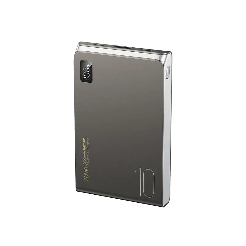 REMAX Power Bank 10000mAh RPP-178 KinYin - USB + Type C - PD 20W QC 22,5W grey
