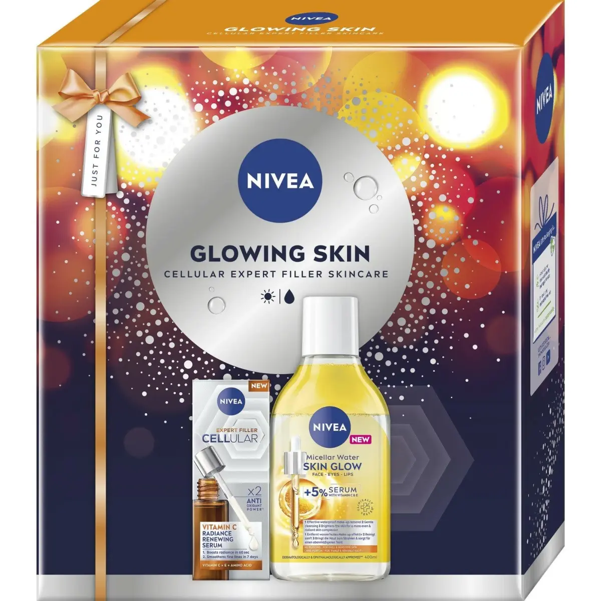 NIVEA, Set Regalo Bellezza, Glowing Skin Geschenkset (Set per La Cura Del Viso)