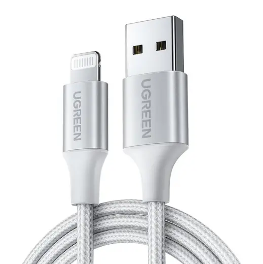 UGREEN US199 data transfer and charging cable | MFI | USB-A to Lightning | 12W | 2m | silver