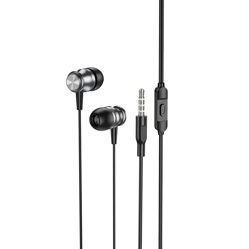 Borofone Earphones BM75 Platinum Metal grey