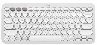 Klaviatūra Logiteh Pebble Keys 2 K380s Tonal White