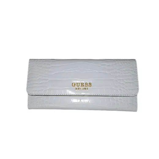 Guess, Laurel, Textile Wallet, SLG Large Zip, SWCA8500500POD, Pale Cloud, For Women