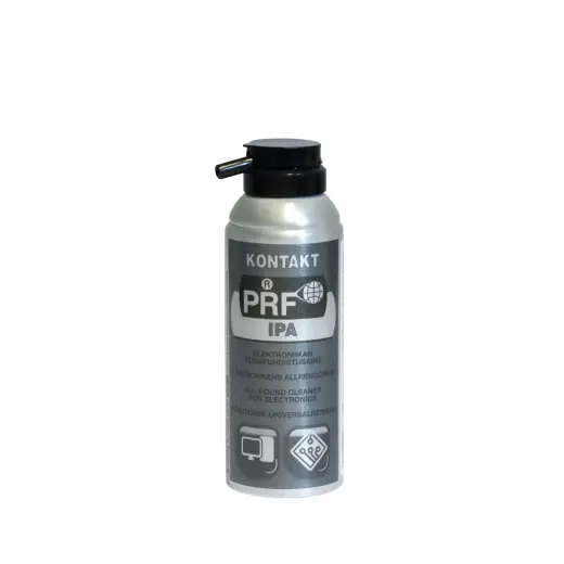 Pure isopropanol, which removes dirt, oil, grease and resin from printed circuits, magnet heads. PRF IPA 220 ml Taerosol