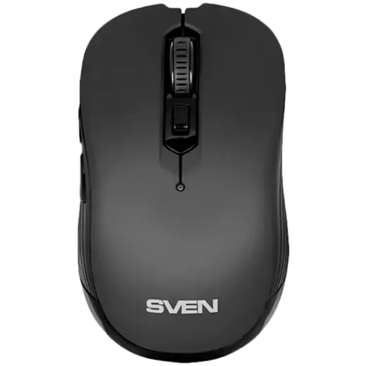 Wireless mouse RX-560SW black (silent bt. 5+1bt. 800-1600DPI, Soft Touch, blister)