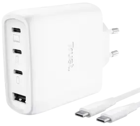 Lādētājs Trust Maxo 65W 4-port GaN White