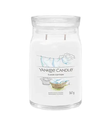 Yankee Candle Clean Cotton signature candle 567 g