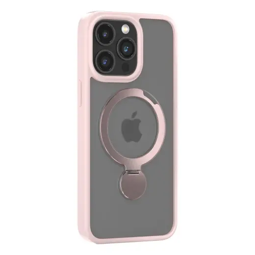 Comma Joy Shark telefoni ümbris MagSafe toega aluse ja iPhone 15 Plus roosa