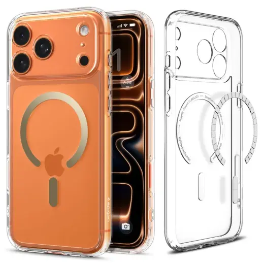 Spigen Ultra Hybrid Mag MagSafe case for iPhone 17 Pro gold