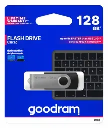 PENDRIVE 3.0 GOODRAM TWISTER BLUE 128GB BLACK